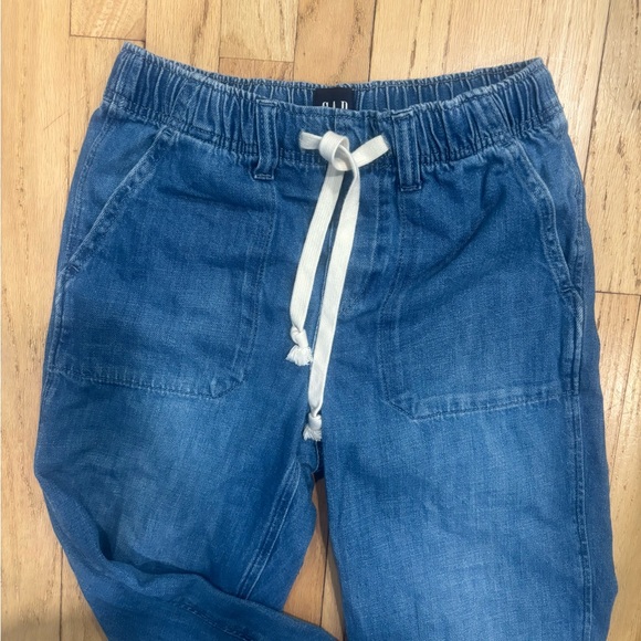 GAP Drawstring Relaxed Light Blue Jeans - Picture 3 of 5